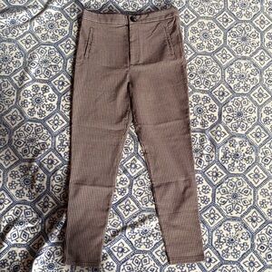 Zara Black & red Houndstooth Skinny Pants